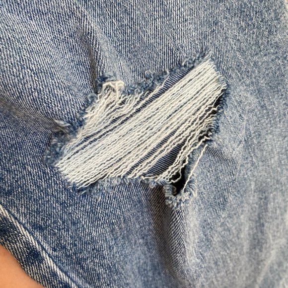 Denim Blue Women's Overalls - Picture 4 of 9